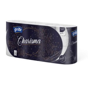 Grite Charisma 8 tekercses 4 rétegű toalettpapír (140 lap/tekercs)